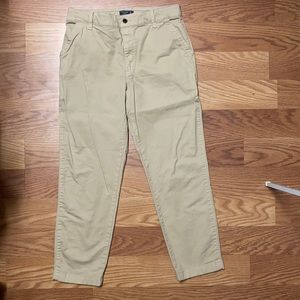 Abercrombie and Fitch Twill Khaki Uniform Trouser Pants